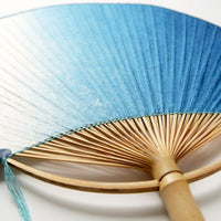Hand Dyed Indigo "Uchiwa" Fans (2 styles)