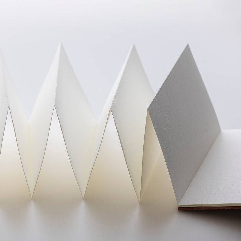 Orihon Persimmon-dyed Accordion Book (3 Covers / 2 sizes)