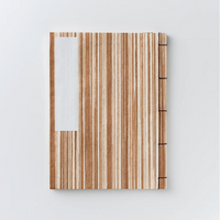 Wacho Persimmon-dyed Stitched Notebook (3 Covers)