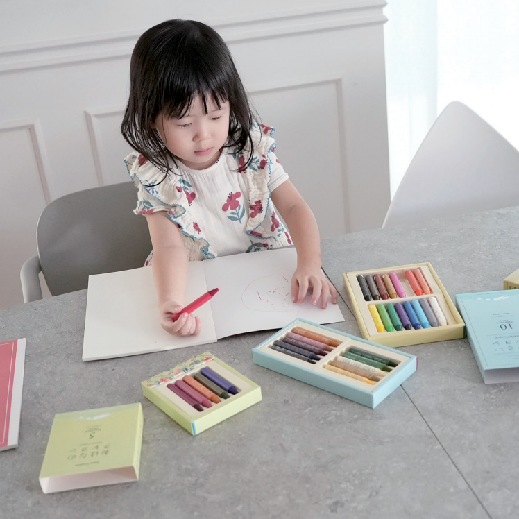 * NEW COLORS Vegetable Crayons