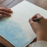 Natural Indigo w/ Gold Flakes (Extra-thick)