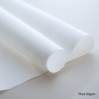 * SALE 50% OFF- Mulberry Bright White (Thick & Thin) Rolls