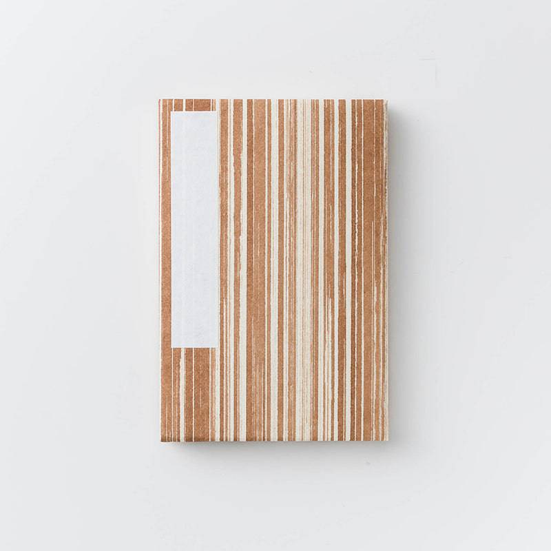 Orihon Persimmon-dyed Accordion Book (3 Covers / 2 sizes)