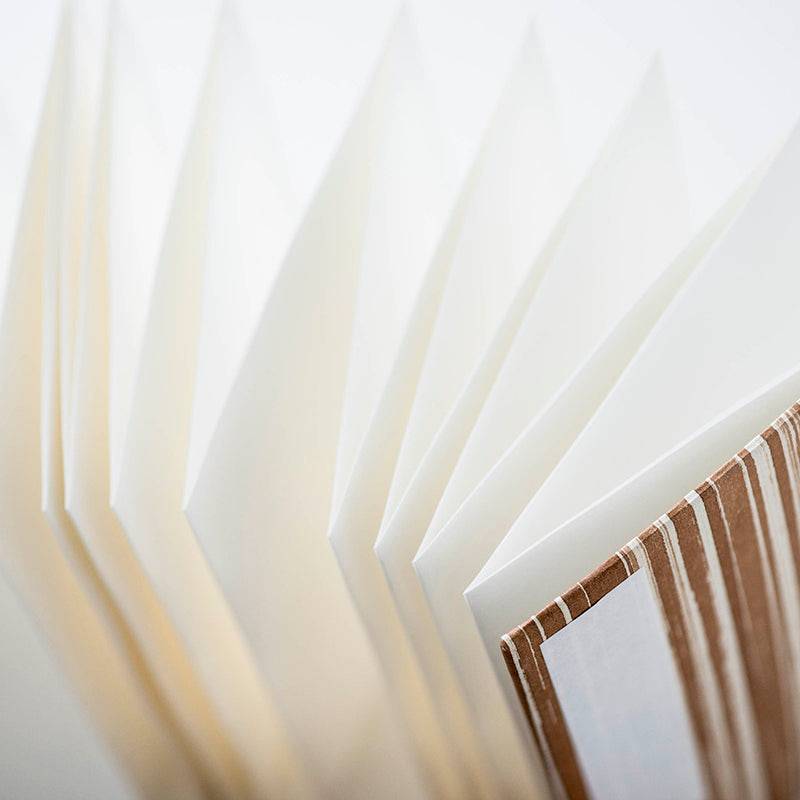 Orihon Persimmon-dyed Accordion Book (3 Covers / 2 sizes)