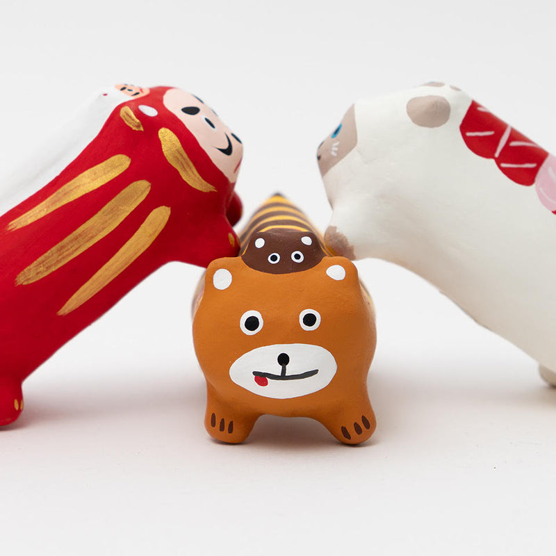 * NEW Handmade Paper Dog Folk Toys