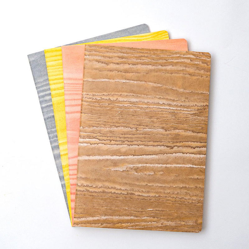 * NEW Woodgrain Notebooks (Natural Pigments)