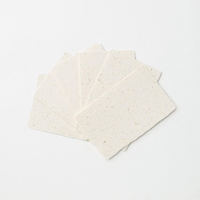 Handmade Thick Cards w/ Wood Bits (100 pcs.) - awagami factory