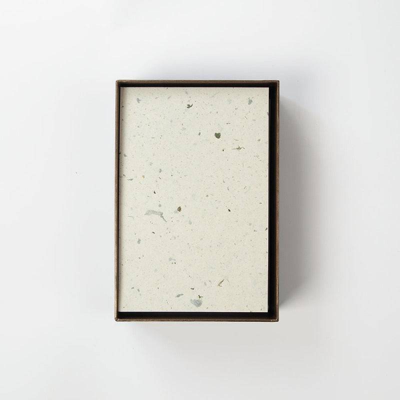 'Urushi' Paper Boxes w/ Mixed Washi (Floral & Basketweave) - awagami factory