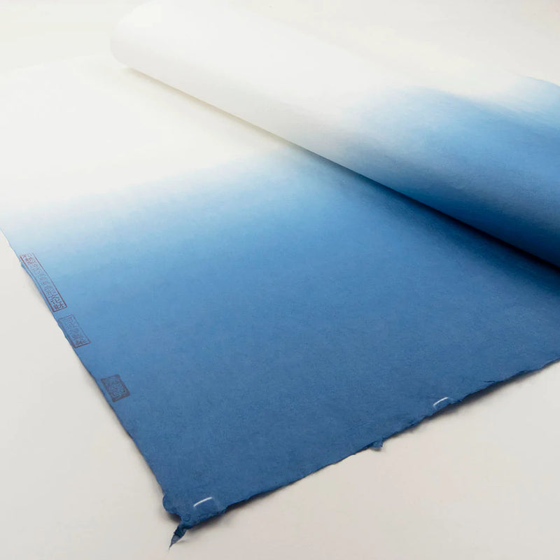 Hand-Dyed Indigo Papers - awagami factory