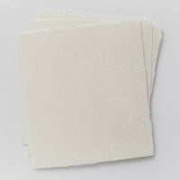 Handmade Tesuki Art Sheets - Thick White (Set of 3) - awagami factory