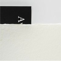 Bizan Handmade Medium 200gsm White (Deckle Edges) - awagami factory