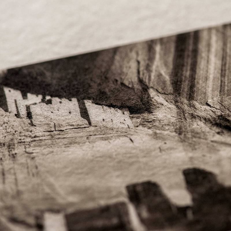 Bizan Handmade Thick 300gsm Natural (Deckle Edges) - awagami factory