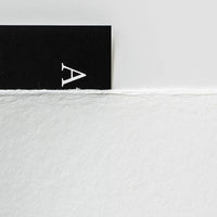 Bizan Handmade Thick 300gsm White (Deckle Edges) - awagami factory