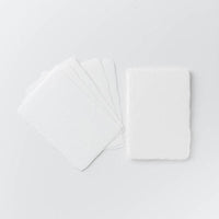 Shiramine Handmade Postcards 260gsm White - awagami factory