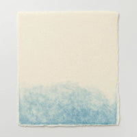 Hand-Dyed Thick Indigo & Gold Shikishi - awagami factory