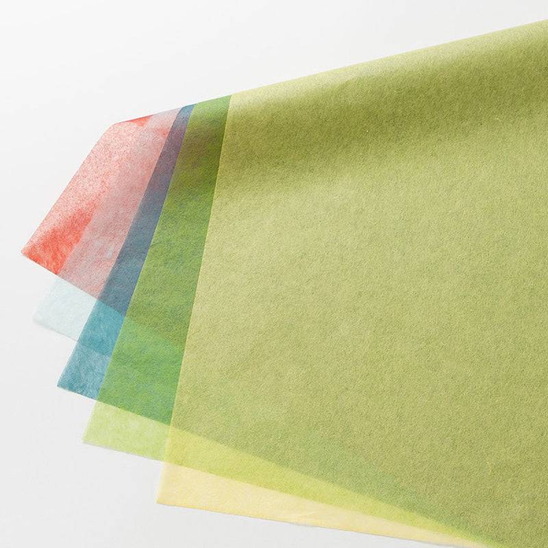 Tengucho Extra-Thin Tissue Colors (2 sheets per color) - awagami factory