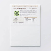 Fine Art Paper Pack (12 Sheets) - Silk Pure White 68gsm - awagami factory