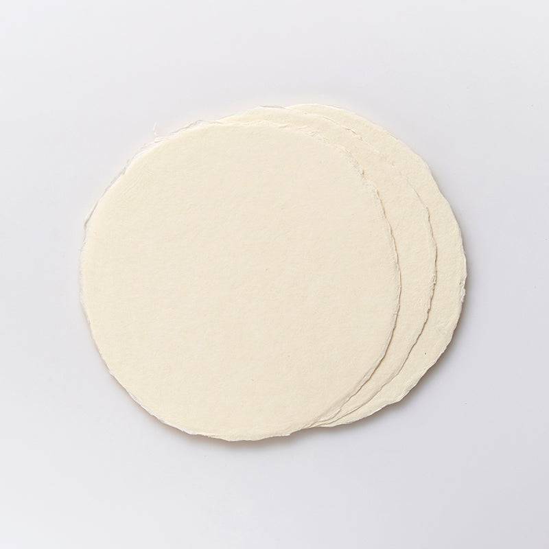 Handmade Thick Tesuki Circles (Set of 3) - awagami factory