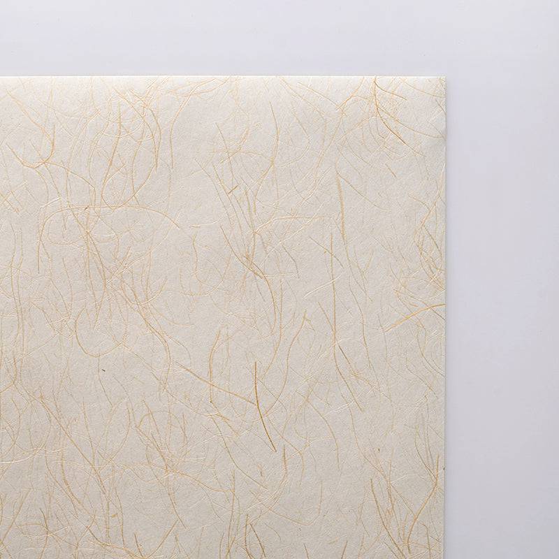 A4 Washi Paper Pack- Ogura Hemp Fibers (10 sheets) - awagami factory
