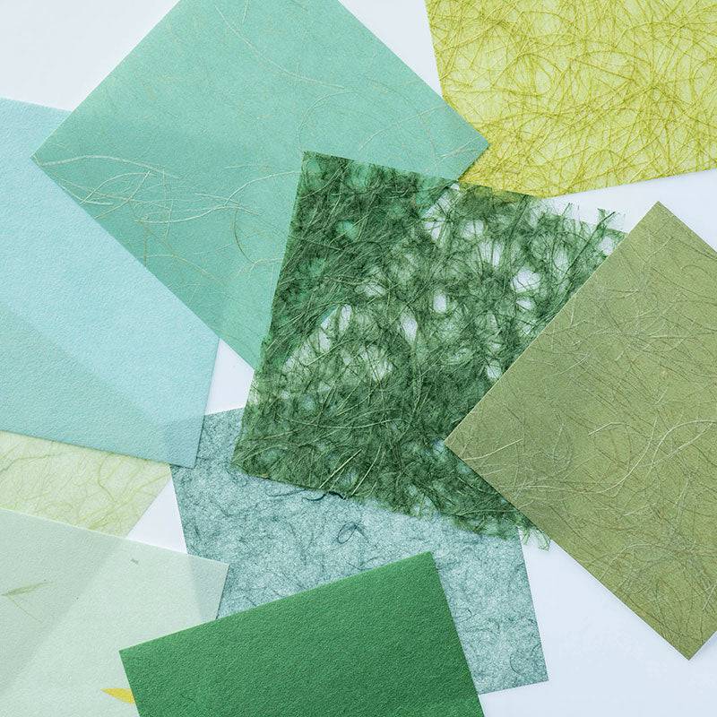 Washi Paper - Mixed Colored Blocks (150 sheets) - awagami factory