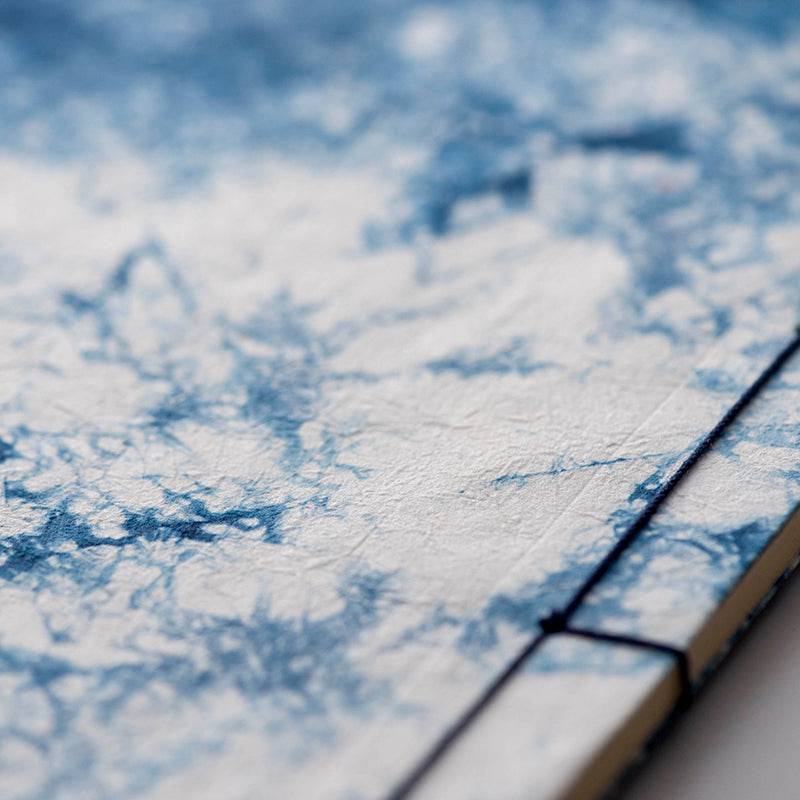 Wacho Hand-dyed Indigo Notebook (Bokashi) - awagami factory