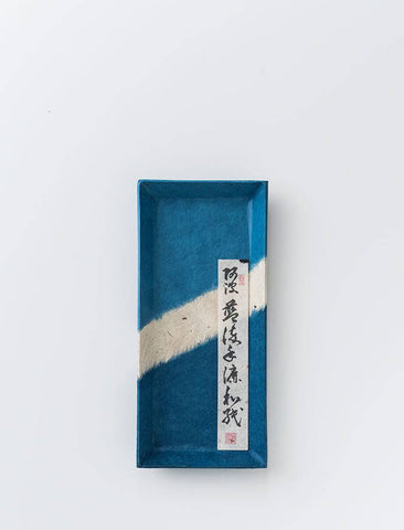 Indigo Handmade Desk Tray - awagami factory
