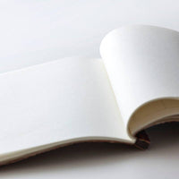 Wacho Hand-dyed Persimmon Notebook - Crinkle Texture - awagami factory