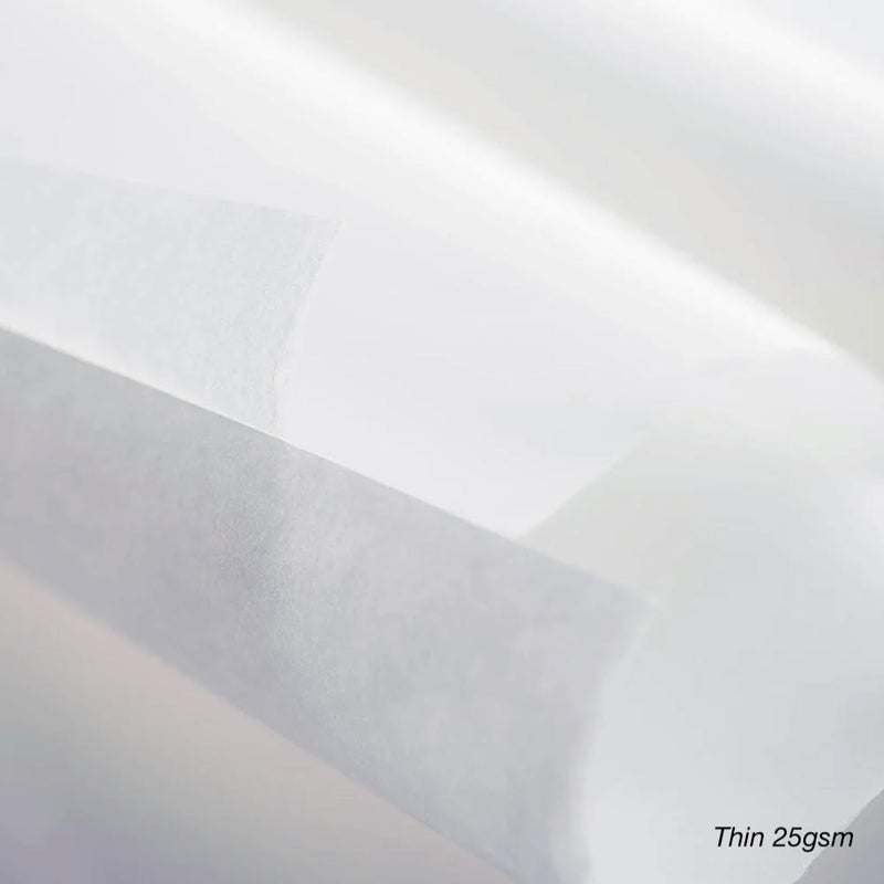 * SALE 50% OFF- Mulberry Bright White (Thick & Thin) Rolls