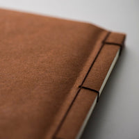 Wacho Persimmon-dyed Stitched Notebook (3 Covers)