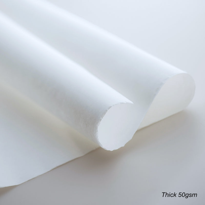 * SALE 50% OFF- Mulberry Bright White (Thick & Thin) Rolls
