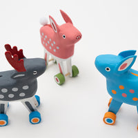 * NEW Handmade Paper Deer Folk Toys