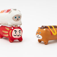 * NEW Handmade Paper Dog Folk Toys