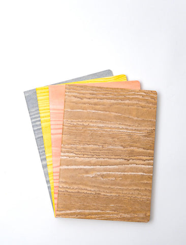 * NEW Woodgrain Notebooks (Natural Pigments)