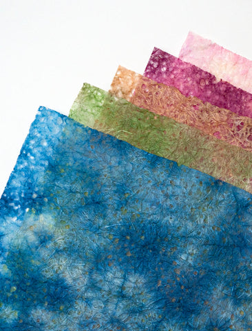 Hand-Dyed Ogura Lace (3 sheets per color)