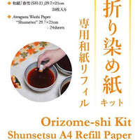 Orizome Paper Dyeing Kit - awagami factory