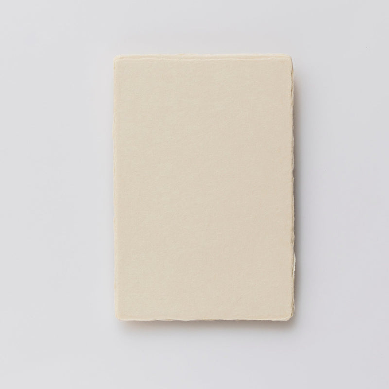 Thick Tesuki Art Cards - White or Natural (Set of 5) - awagami factory