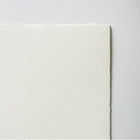 Bizan Handmade Medium 200gsm White (Deckle Edges) - awagami factory