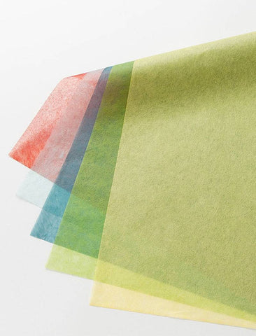 Tengucho Extra-Thin Tissue Colors (2 sheets per color) - awagami factory
