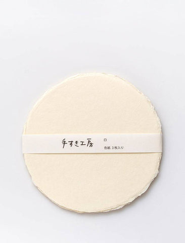 Handmade Thick Tesuki Circles (Set of 3) - awagami factory